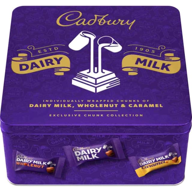 Cadbury Gifts Direct Cadbury Dairy Milk Chunk Collection Gift Tin 360g 4316051
