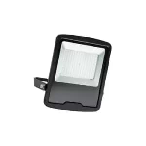 Saxby Mantra - Integrated LED Outdoor Wall Flood Light Matt Black, Glass IP65