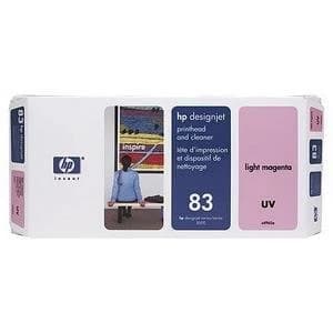 HP 83 UV Light Magenta Printhead and Printhead Cleaner