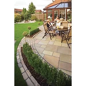 Marshalls Antique Alverno Autumn Bronze Mixed Size Paving Patio Pack 15.5 m2