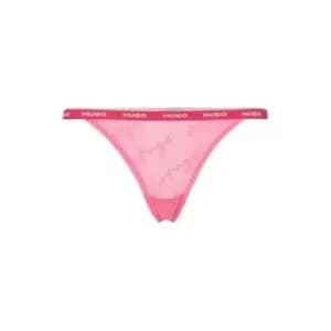 Hugo Lace Thong - Pink
