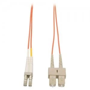 Tripp Lite Duplex Multimode 62.5 125 Fiber Patch Cable LC SC 10M