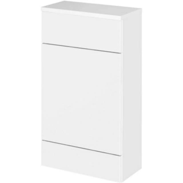 Hudson Reed Fusion 500mm Compact Wc Unit And Top, Gloss White, Freestanding