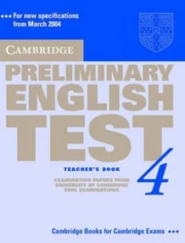 Cambridge Preliminary English Test 4. Teachers Book by Cambridge Esol Paperback