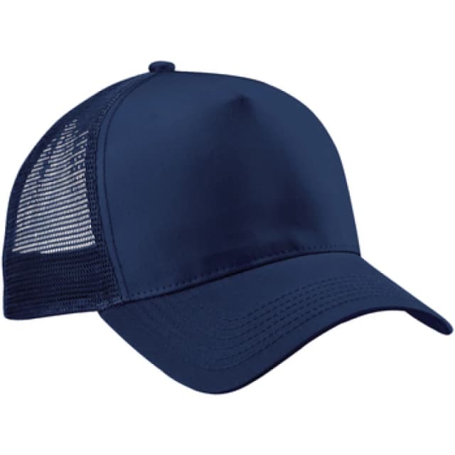 Beechfield Beechfield Men Snapback Trucker Cap in Navy Navy One Size Male 5063377408027