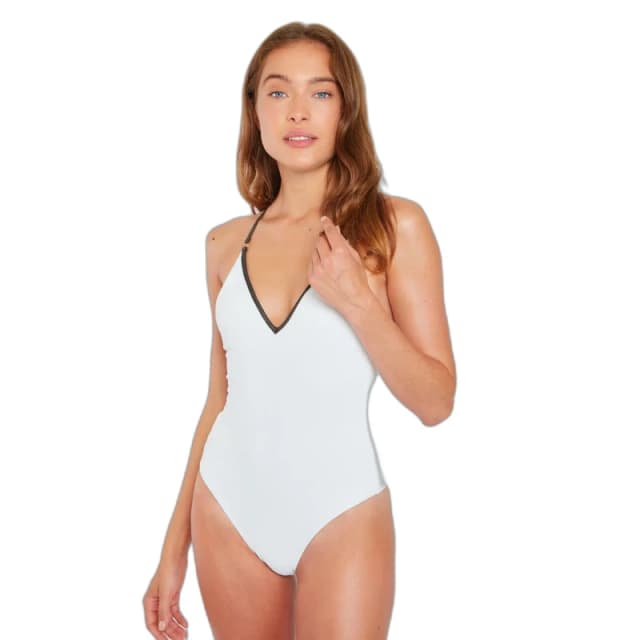 banana moon Womens 1 Piece swimsuit Banana Moon Alkira Salamina Blanc Female S