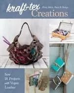 kraft tex creations sew 18 projects with vegan leather print stitch paint