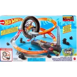 Hot Wheels Hyper Boost Tyre Shop Playset