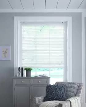Relay White 25mm Wood Blind 60 x 130cm