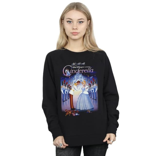 Disney Cinderella Collage Poster Sweatshirt Black female