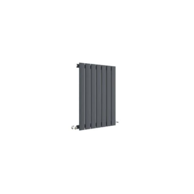 Aspire Hudson Reed Sloane Single Designer Horizontal Radiator 600mm H x 412mm W - Anthracite PWHLA54