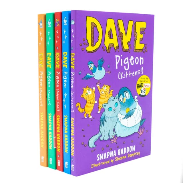 Dave Pigeon 5 Books Collection Set By Swapna Haddow (Dave Pigeon, Nuggets, Racer) Swapna Haddow Books