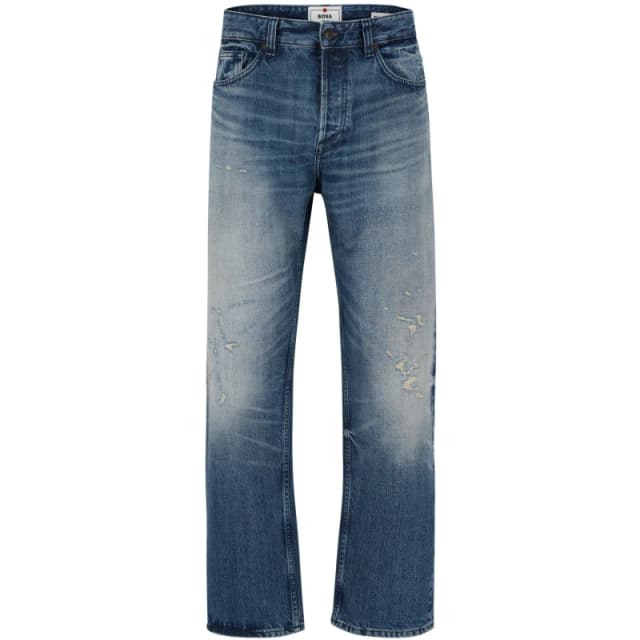 Boss Mens Relaxed Fit Jeans Bright Blue male 32W R