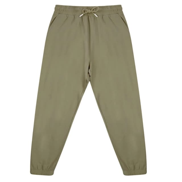 SF Mens Fashion Cuffed Jogging Bottoms in Khaki Size: XS Khaki Male XS