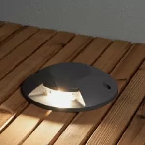Konstsmide Recessed Ground Outdoor Effect Light Deck Light Surface Mounted Dark Grey 5W LED 1 Way, IP65