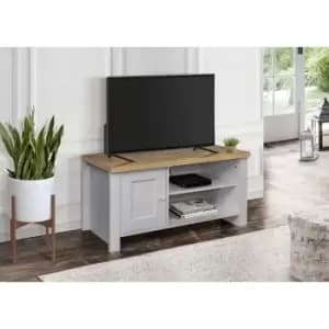 Birlea Highgate Small TV Unit Grey And Oak