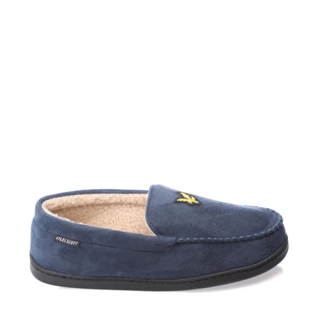 Lyle and Scott Aspen Slippers Navy male UK 7
