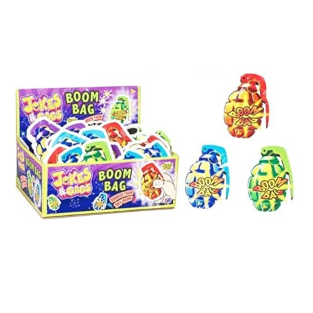 HTI Jokes And Gags Boom Bags Full Box Of 100 Multi