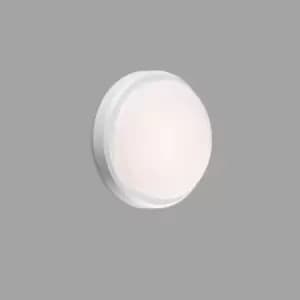 Tom Outdoor LED Flush Wall Lamp White 11W 3000K IP65