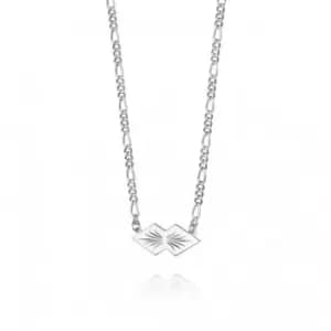 Mini Palm Leaf Sterling Silver Necklace WN01_SLV