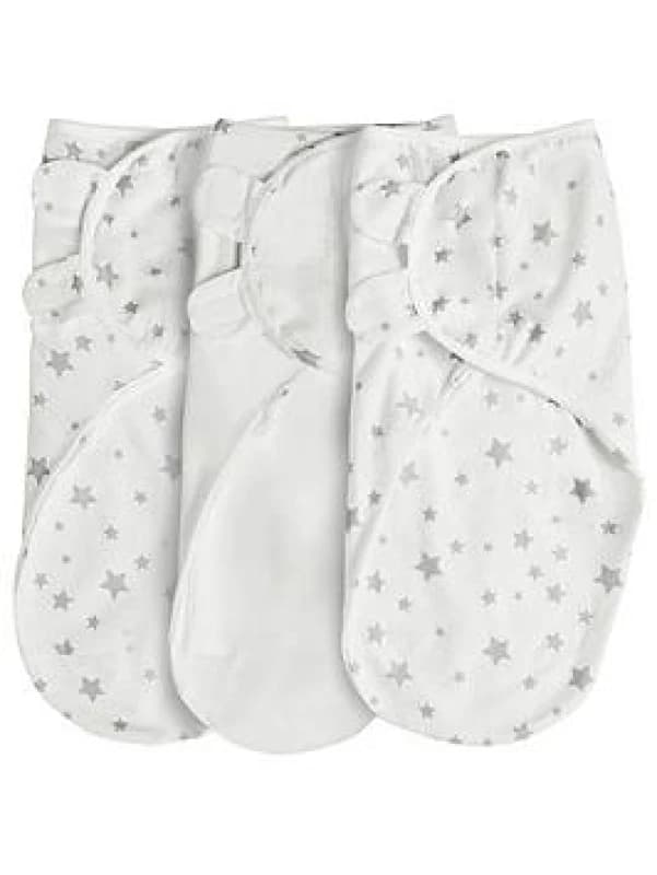 Safe Nights Set of Three Swaddle Blanket