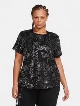 Nike Nsw Icon Clash Printed Tee (Curve)