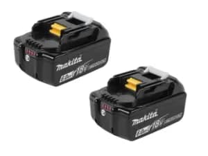 Makita BL1860BX2 18V 6Ah LXT Li-ion Genuine Makstar Battery Twinpack