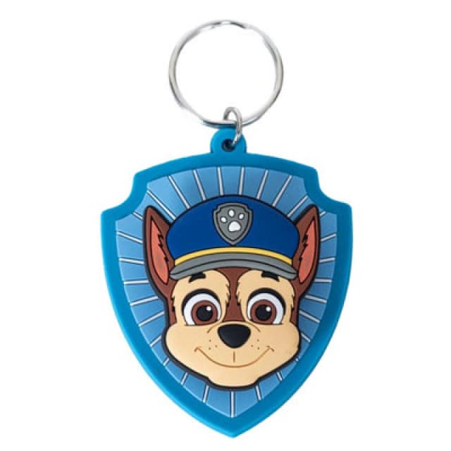 Paw Patrol Pvc Chase Spinner Keyring Multicoloured (One Size)