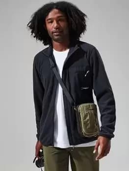 Berghaus Aslam Micro Full Zip Fleece - Black, Size L, Men