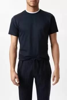Mens Premium Mercerised Tipped Cotton T-Shirt