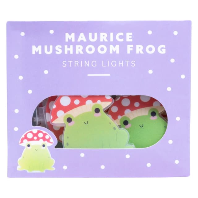 Fizz Creaionts Fizz Creations Maurice Mushroom Frog String Light - Green