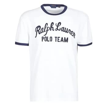 Polo Ralph Lauren T-SHIRT COL ROND EN COTON AVEC POLO RALPH LAUREN SIGNATURE mens T shirt in White - Sizes EU XXL,EU M,EU XS