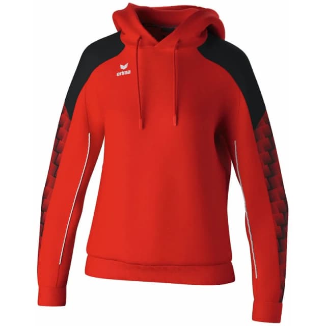 Womens hooded sweatshirt Erima Evo Star Rouge Female 42