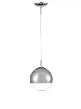 Miranda Small Globe Ceiling Pendant 1 Light Mirrored