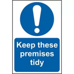 Keep These Premises Tidy Sign - RPVC (200 x 300mm)
