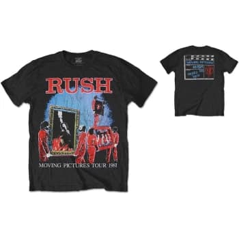 Rush - 1981 Tour Unisex Large T-Shirt - Black