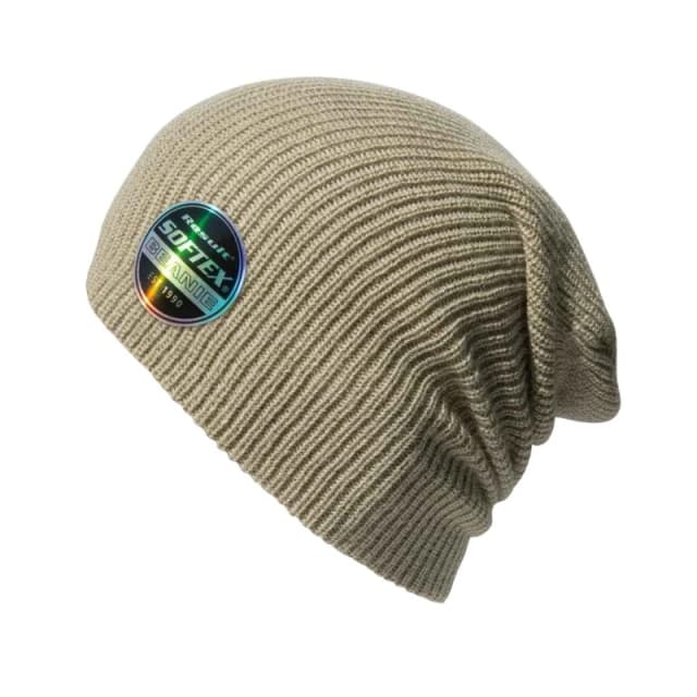 Result Core Mens Softex Beanie in Beige Beige Male One Size