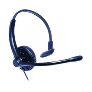 JPL Commander 1 Monaural Over The Head USB Headset Black COM1