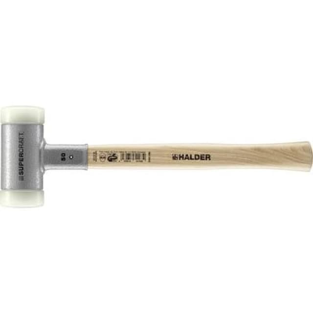 Halder Halder SUPERCRAFT 3366.050 Soft-face hammer Ergonomic handle, Hard, Kickback-free 990g 365mm 3366.050