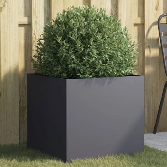 VIDAXL Planter Anthracite 49x47x46cm Steel Vidaxl 8721012364219