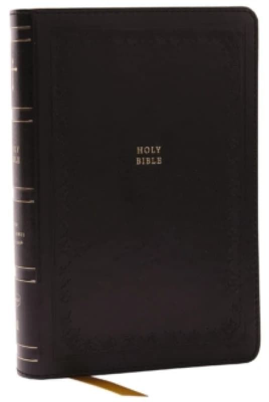 NKJV Compact Paragraph-Style Bible w/ 43,000 Cross References, Black Leathersoft, Red Letter, Comfort Print: Holy Bible, New King James Version : Holy
