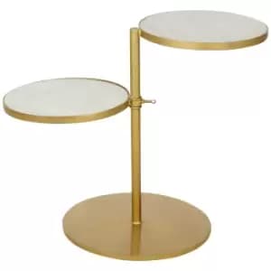 Rabia 2 Shelves Side Table