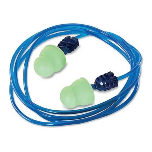 Beeswift Beeswift QED Corded Foam Earplugs SNR 36 (Pack of 200) Green QED601C