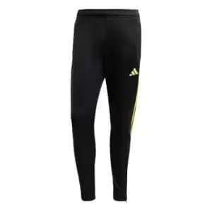 adidas Tiro 23 Club Training Tracksuit Bottoms Mens - Black / Bright Yellow