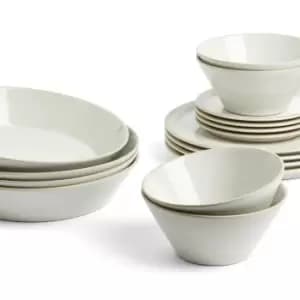 Royal Doulton Urban Dining Dinnerware Set 16PCS - White