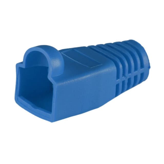 Cablenet Cablenet RJ45 Cat6a Boot Blue 6.5mm 22-2082