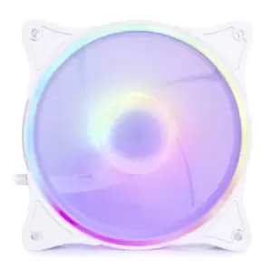 Alphacool Rise Aurora PWM-Luefter PC fan White pink (W x H x D) 120 x 120 x 25 mm