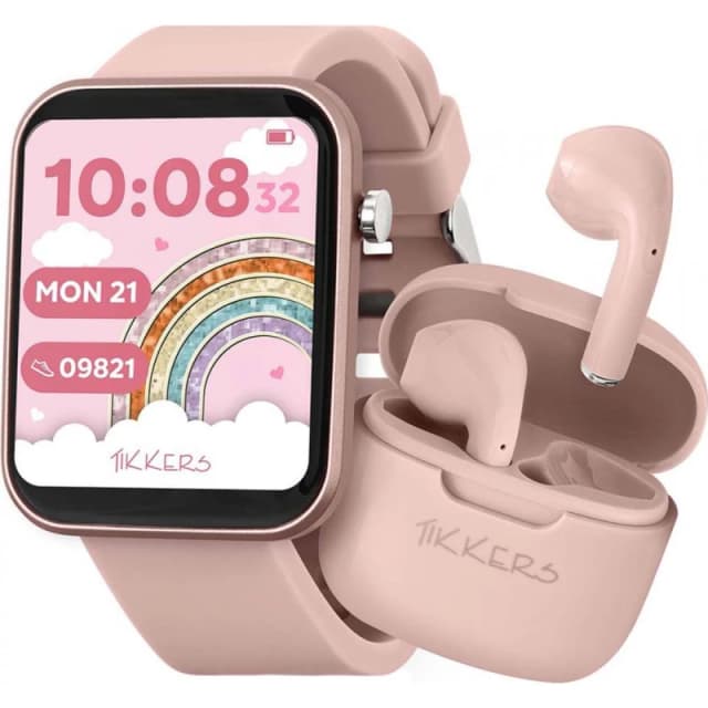 Tikkers TKS13-0031-SET Series 13 35mm Watch in Pink Pink Unisex One Size