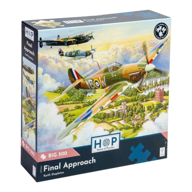 The House Of Puzzles Final Approach, BIG 500 Piece Jigsaw Puzzle Multi unisex