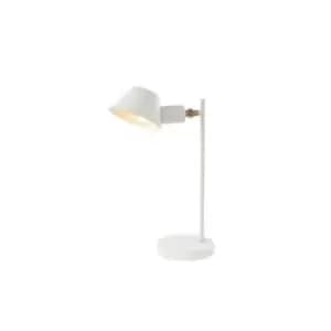 Vyronas Table Desk Lamp E27 Max 25W Iron White -Gold Color On/Off Switch